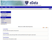 Tablet Screenshot of edata.qmu.ac.uk